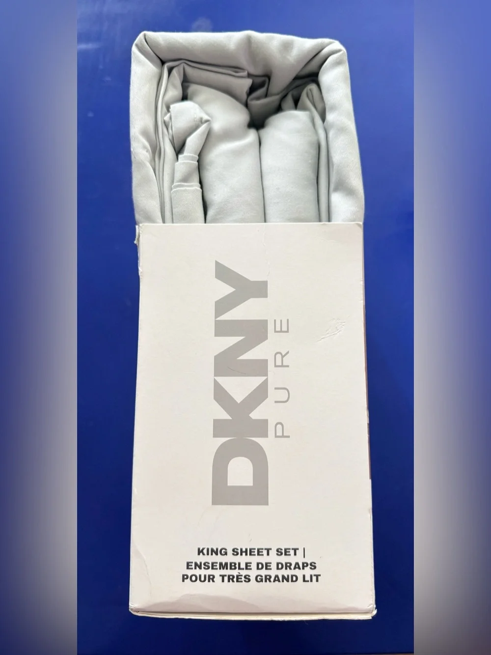 DKNY Pure King Sheet Set in Light Taupe